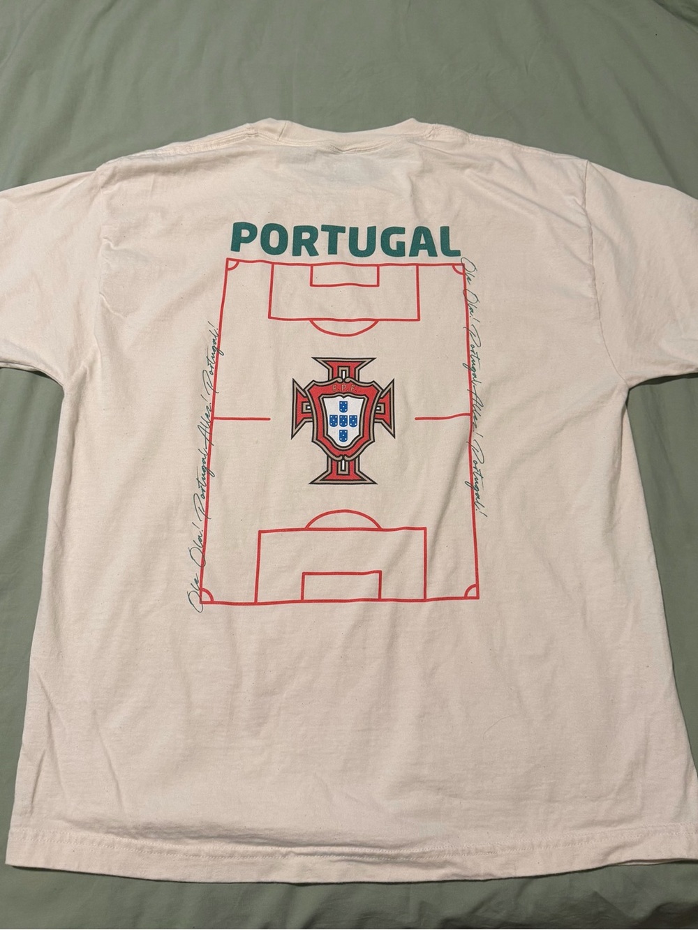 Portugal National Team 1863FC Own the Pitch Heavyweight T-Shirt